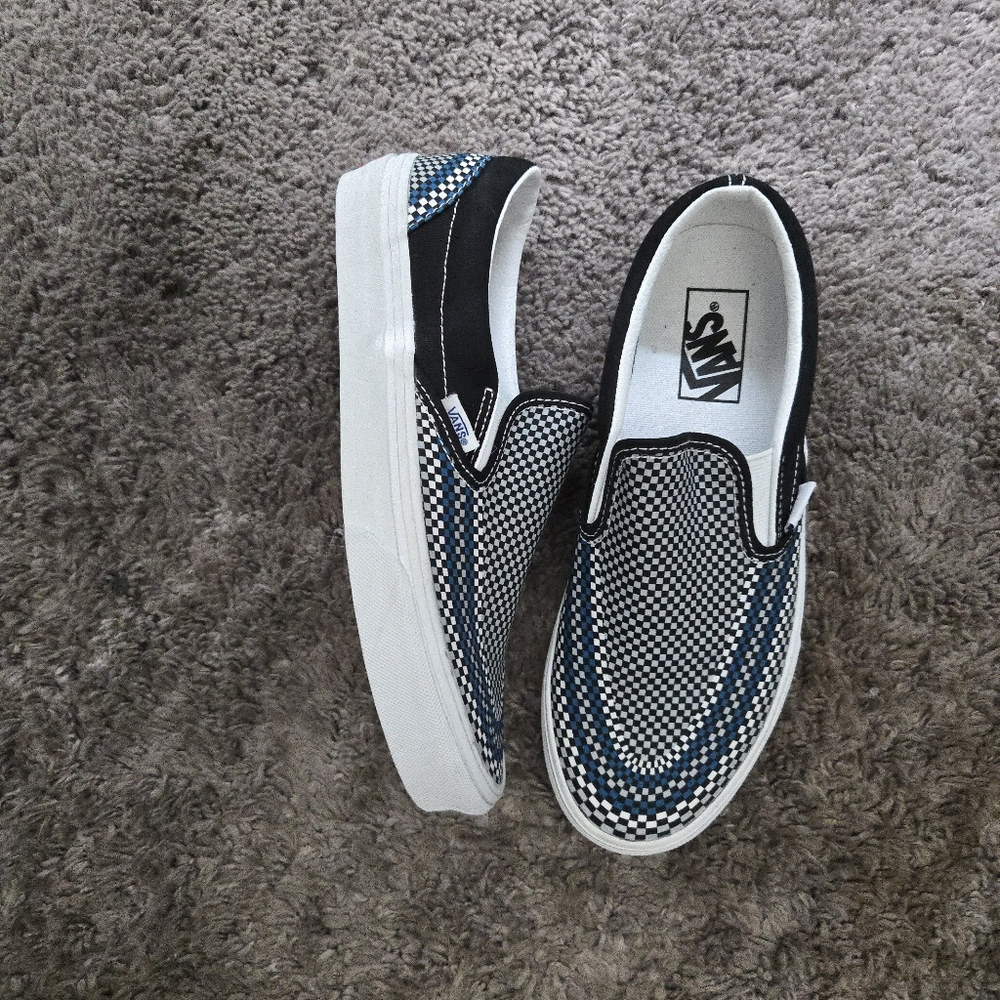 Vans Classic Slip On Checkered Multi Women Size 8 102025 - Picture 4 of 7